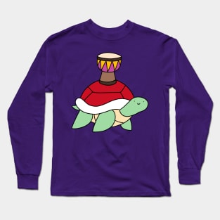 Turtle and Little Djembe Long Sleeve T-Shirt